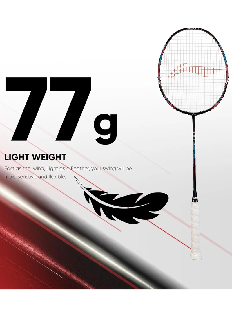 لي-نينج مضرب تنس الريشة لي-نينغ إجنايت  كربون جرافيت ياباني بدون أوتار مع غطاء كامل