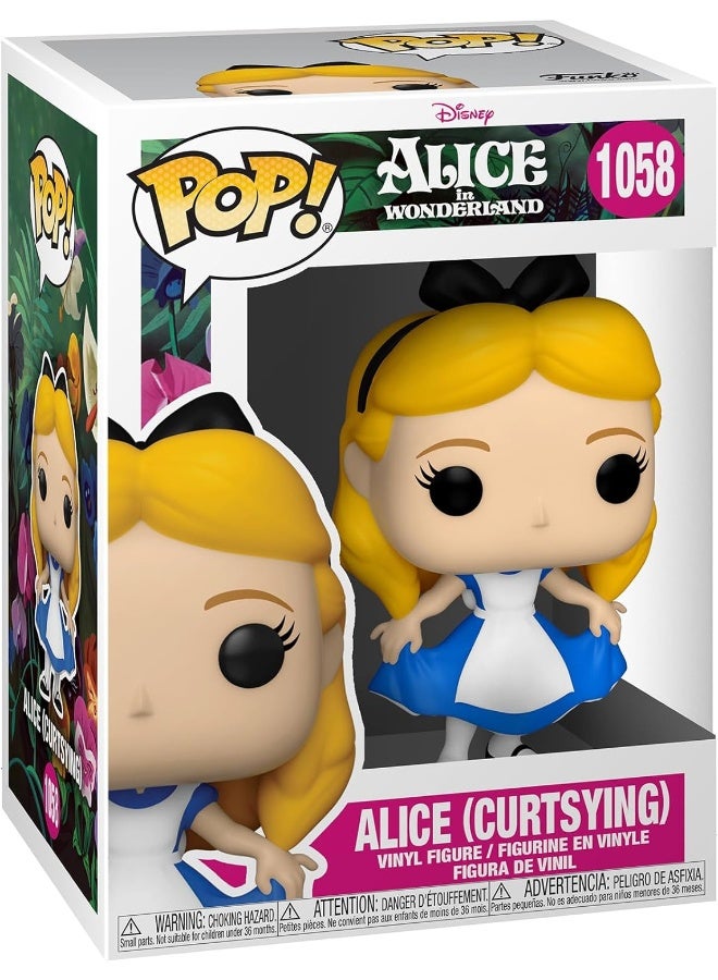 Funko Pop! Disney: Alice 70th– Alice Curtsying - Alice In Wonderland - Collectable Vinyl Figure - Gift Idea - Official Merchandise - Toys for Kids & Adults - Movies Fans - Model Figure for Collectors - Image 1
