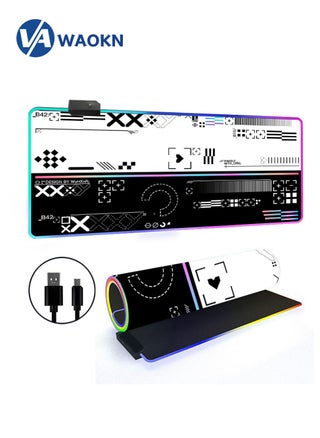 RGB Electronic Sports Mouse Pad, Large Size LED Natural Rubber Mouse Pad, Large Lock Edge Computer Shop Table Mat - pzsku/ZD180951680AFA996B128Z/45/_/1723518824/3484151f-0161-4961-9449-613ed13d6e4f