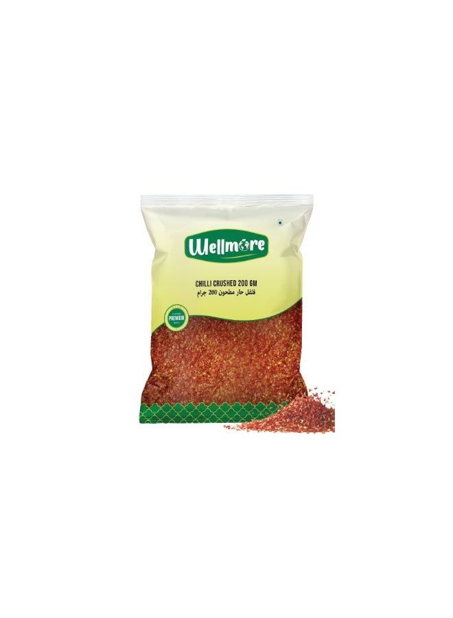 WellMore Chilli Crushed 200 gm - Image 1