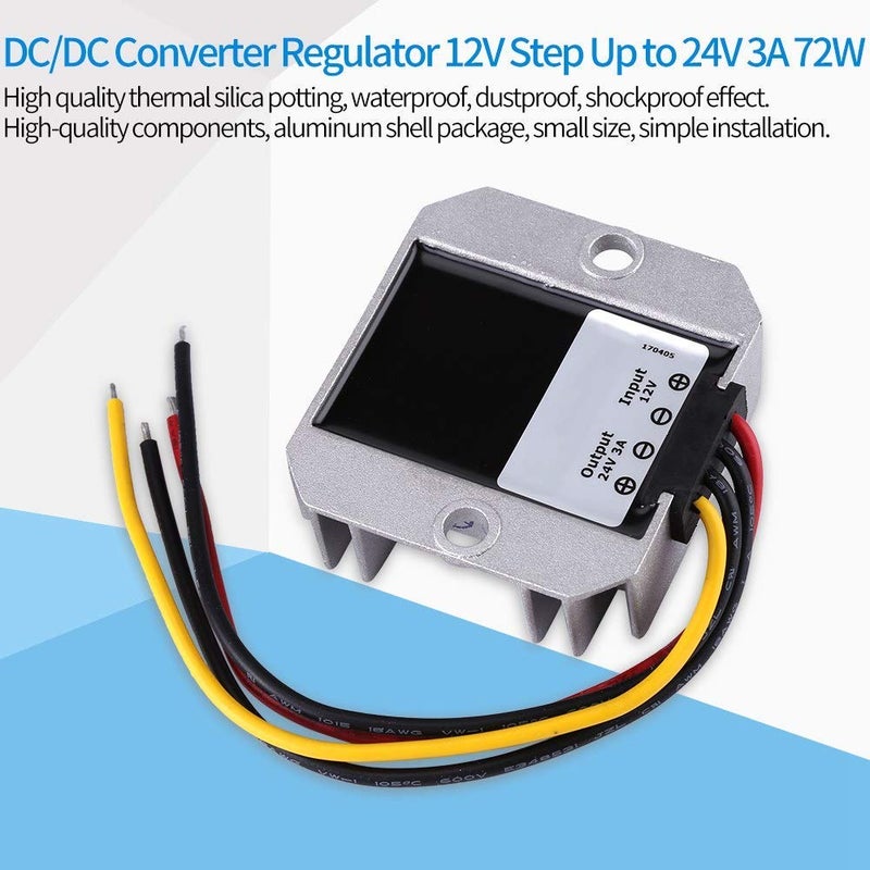 كلاراكو وحدة رفع الطاقة، محول تيار مستمر إلى تيار مستمر، مقاوم للماء والصدمات، شاشات LED للسيارات للمراوح والمحركات الكهربائية ومكبرات الصوت - Image 4