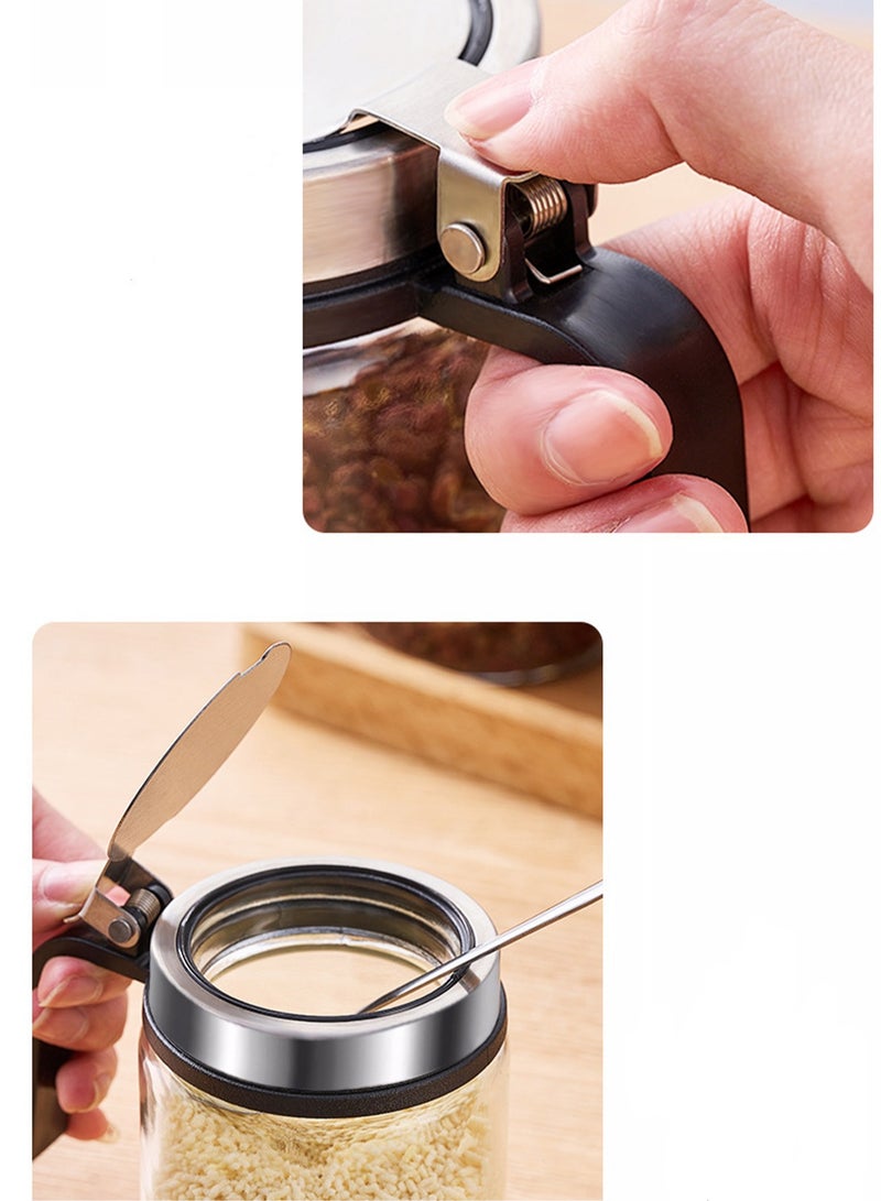 Sugar Salt Container Spice bottle Seasoning container 300 ml (two packs) - Image 4