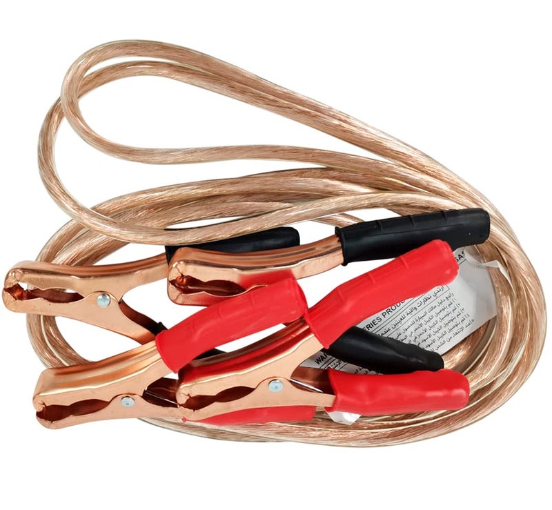 THUNDER 500 Amp Heavy Duty Car Battery Booster Cable 2.5 Meter 6 Gauge Jump Start Cable with Copper Plated Clamps, Automotive Emergency Battery Jumper Cable for Cars, SUVs, Pickup Trucks, Vans and Light Commercial Vehicles with Carry Storage Bag .Item No LS50025 - Image 3