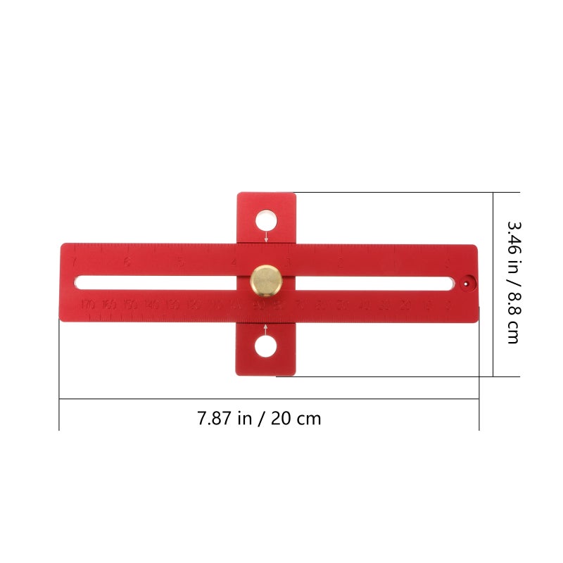 Ruler for Woodworking, Precision Parallel Tool for Marking and Measuring, Durable Design - Image 2