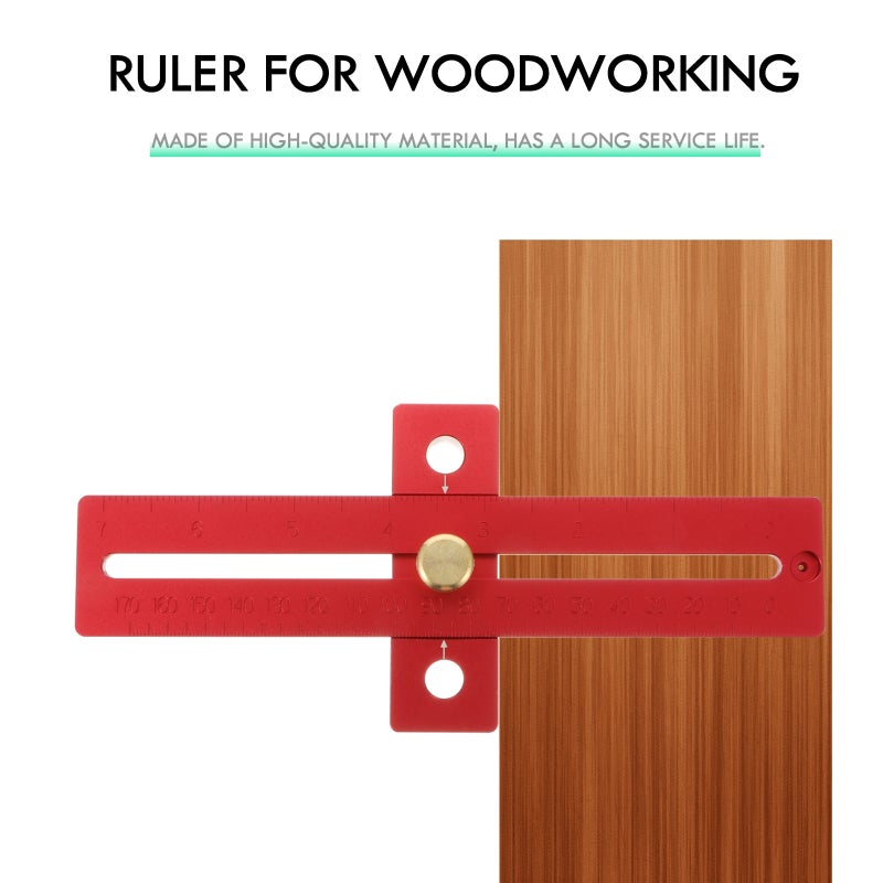 Ruler for Woodworking, Precision Parallel Tool for Marking and Measuring, Durable Design - Image 5