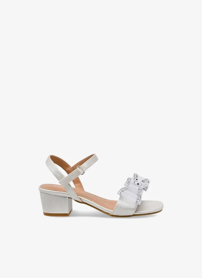 سيليست صنادل بناتي مزينة بفيونكة تشكيلة رمضان