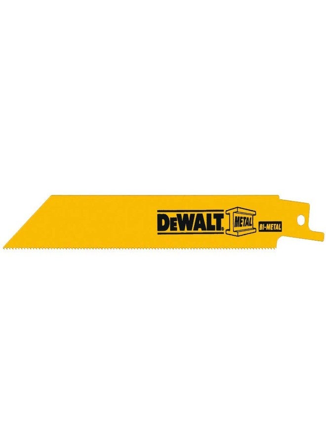 DEWALT Reciprocating Saw Blades, Straight Back, 6-Inch, 18 TPI, 2-Pack (DW4811-2) - Image 1
