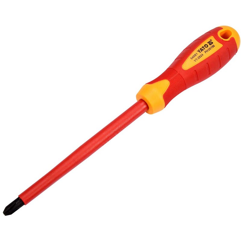 Yato Yato YT-2824 PH3 X 150 mm Insulated Torx Screwdriver | Screwdriver Set for Home | Industrial Tools | Furniture Tools | Hand Tools - Image 2