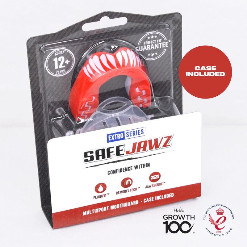 Safejawz Sports Mouthguard  Dual Layer Premium Mouth Guard With Case For Basketball  Lacrosse  Football  Martial Arts  Hockey  Wrestling  Ice Hockey And All Contact Sports - Image 5