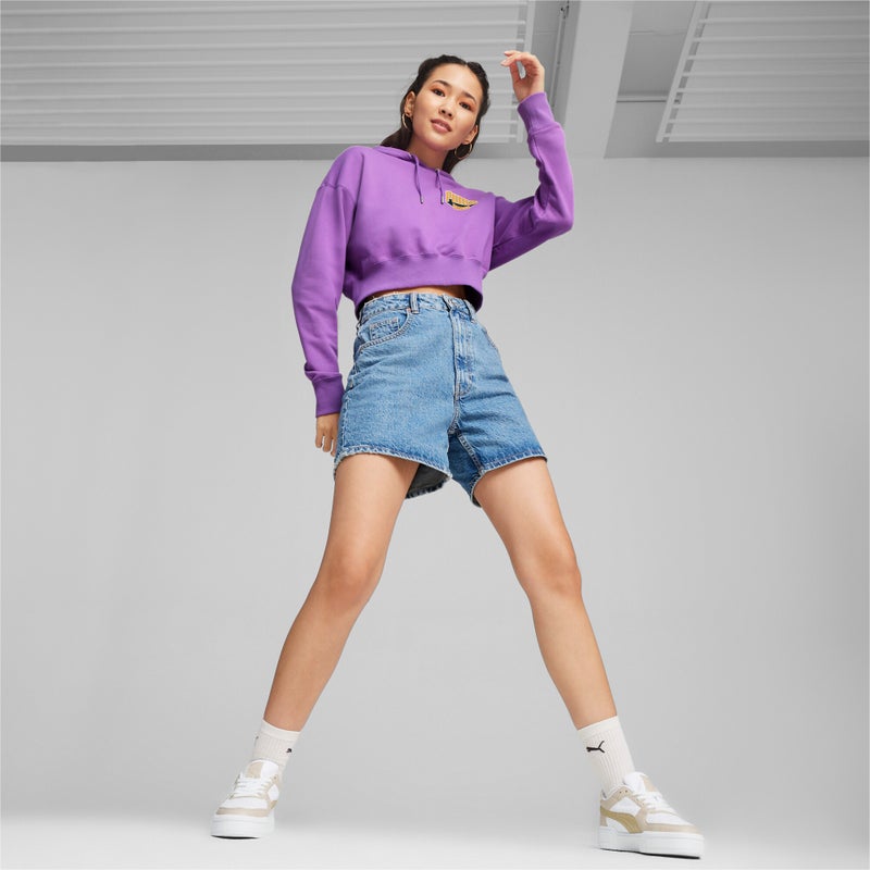 بوما هودي قصير للنساء PUMA TEAM - Image 2