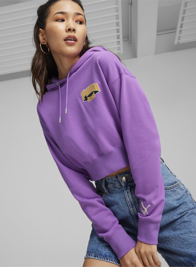 بوما هودي قصير للنساء PUMA TEAM - Image 1