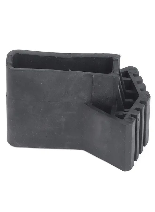 Durable Fan Shaped Ladder Foot Cover Anti Slip Black Plastic Ladder Accessory 1pc - Image 3