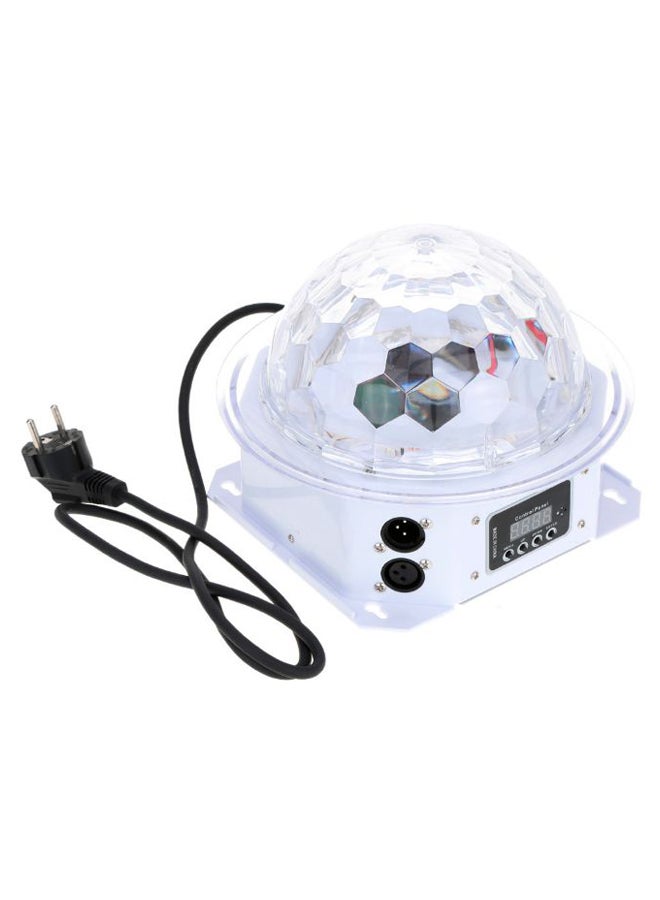 Loquat LED Rotating Strobe Magic Ball Stage Light White/Black/Clear