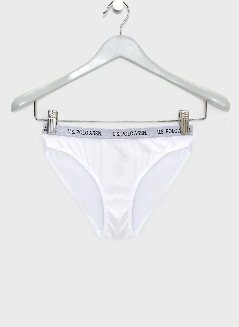 U.S. Polo Assn. Logo Band Lingerie Set