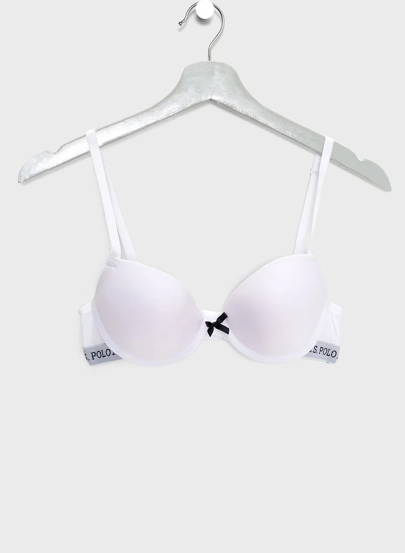 U.S. Polo Assn. Logo Band Lingerie Set