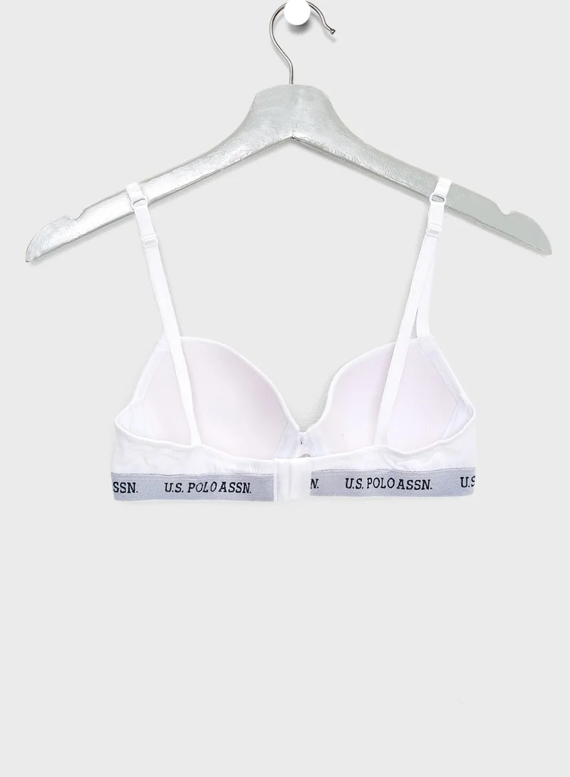 U.S. Polo Assn. Logo Band Lingerie Set
