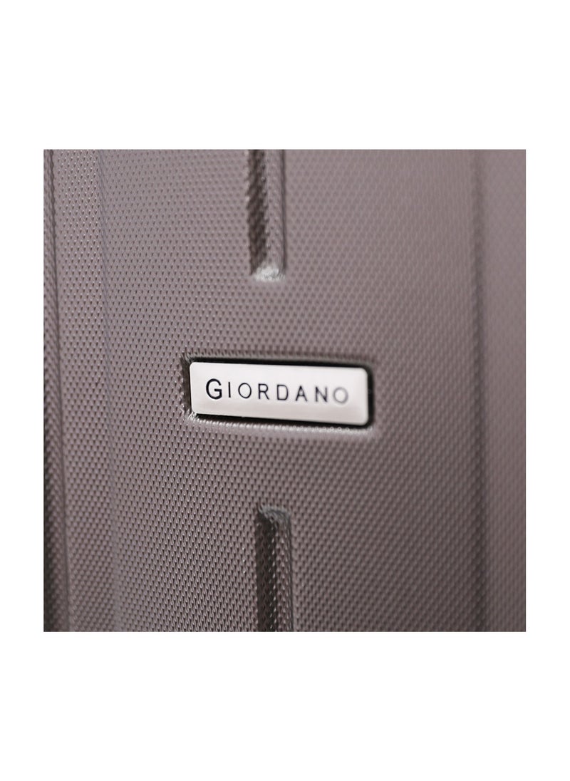 GIORDANO حقائب سفر جوردانو صلبة 28 إنش مزخرفة، بني  - Image 2