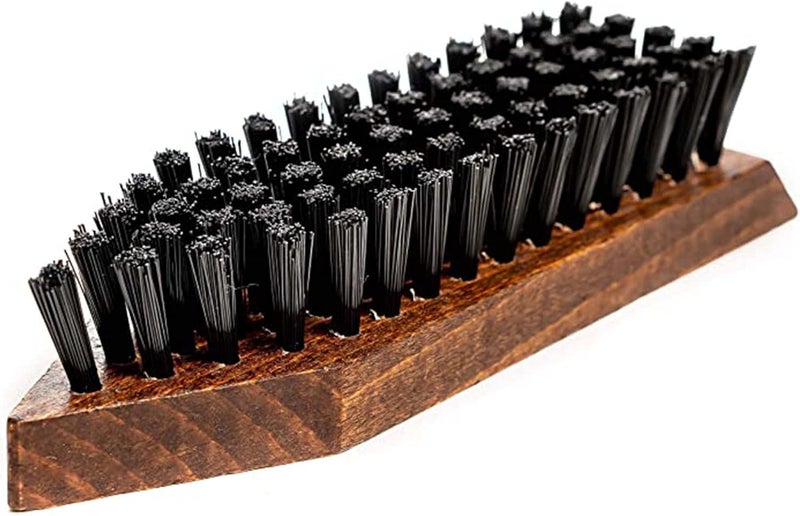 Collonil Cleaning Brush for Stubborn Dirt – Dirt Brush for Rough Cleaning with Hard bristles, Easy Shoe Cleaning to Remove Firmly Attached Dirt - Versatile in use, Brown, unisize - Image 1
