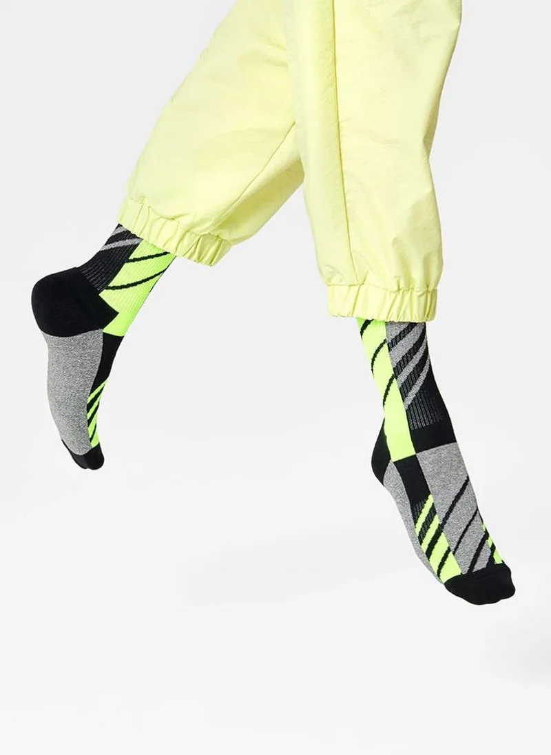 هابي سوكس Happy Socks Scattered Stripe Crew Sock