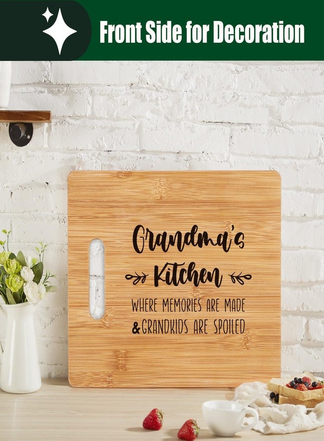 Lodeskee Christmas Gifts for Grandma, Cutting Board Gift for Best Grandmother from Grandchildren - Grandma Birthday Gift Mothers Day Presents, Grandma's Kitchen WHERE MEMORIES ARE MADE - Image 3