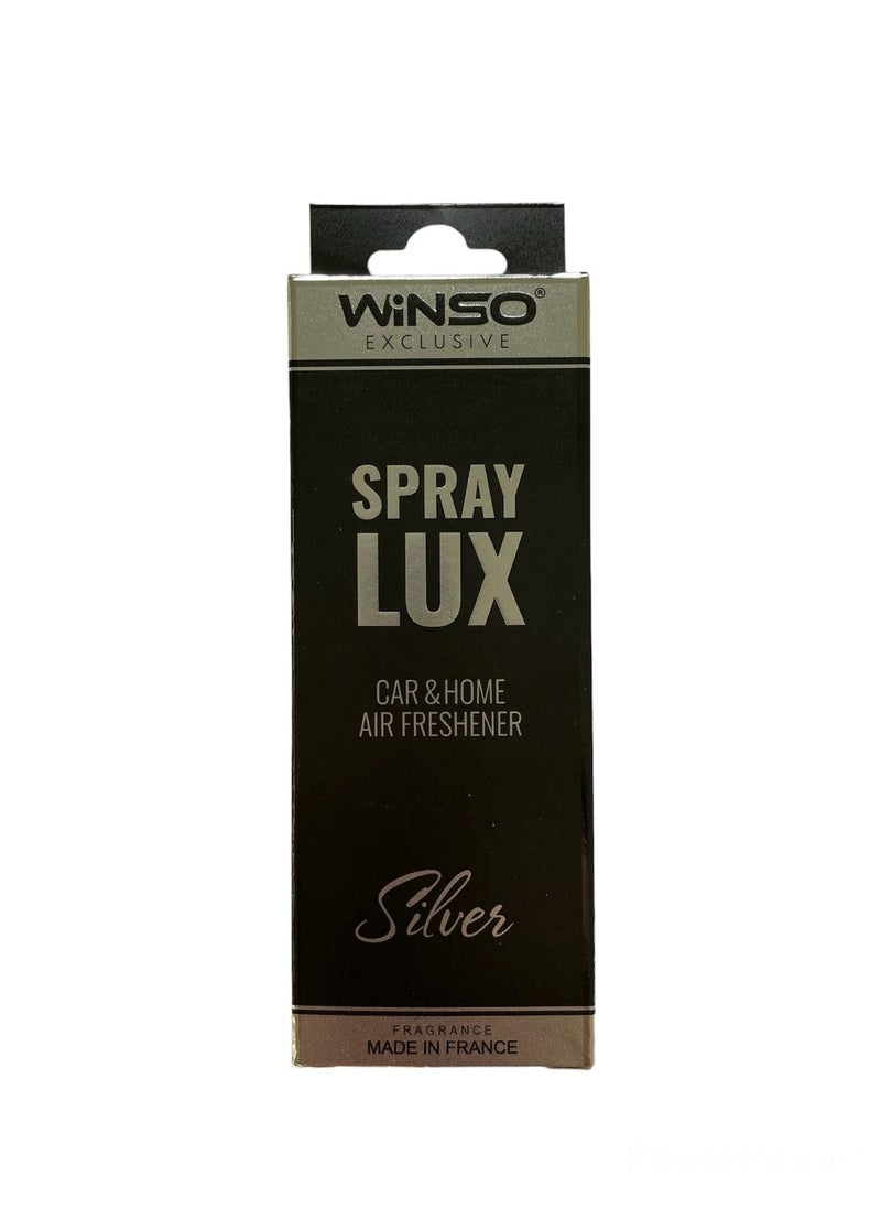 WINSO Car Air Freshener Exclusive Lux Spray Silver a Fragrance With luxurious enchanting Aroma. Fragrance is made in France C20  - Image 2