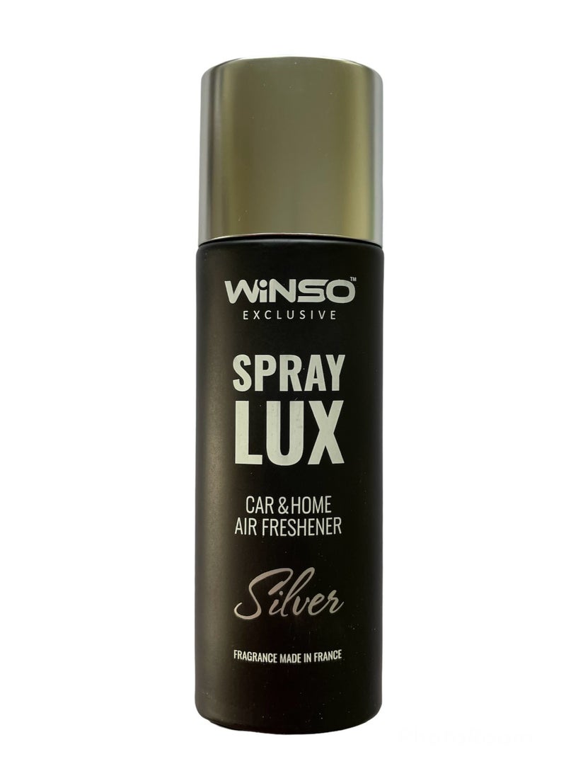 WINSO Car Air Freshener Exclusive Lux Spray Silver a Fragrance With luxurious enchanting Aroma. Fragrance is made in France C20  - Image 3