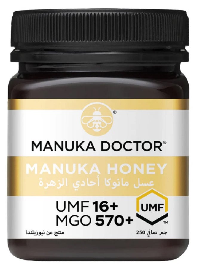 MANUKA DOCTOR - UMF 16+ Monofloral Manuka Honey 250g - Image 1