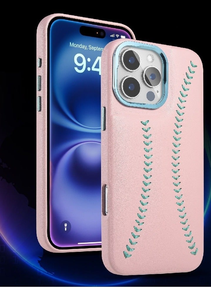 JSJM IP16 PRO JSJM BACK CASE FOR APPLE IPHONE 16 PRO ( Design 147 ) [PINK Color] - Image 1