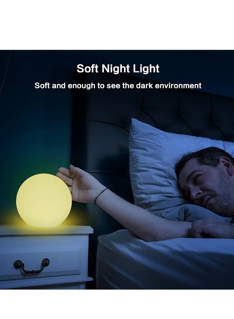 جو إيكو  مصباح مكتبي LED بضوء كروي ، 16 لون RGB قابل للتعتيم و 4 أوضاع - Image 3