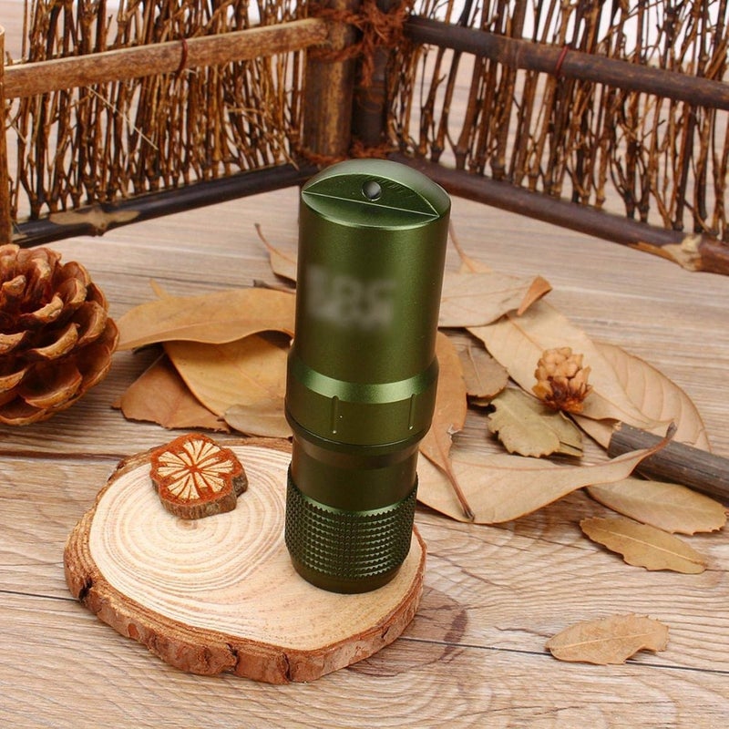 Portable Aluminum Alloy Pill Bottle Organizer, Survival Waterproof Pill Container Waterproof EDC Sule Tube, Waterproof Sule Seal Bottle Holder Case EDC Emergency Tool
