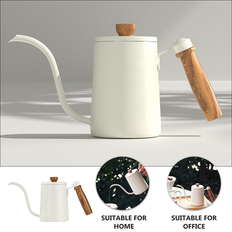 Home Mouth Kettle 600ML Tea Pot Stainless Steel Hand Coffee Pot - Image 4