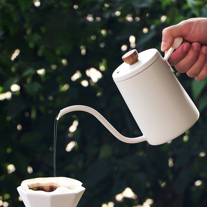 Home Mouth Kettle 600ML Tea Pot Stainless Steel Hand Coffee Pot - Image 1