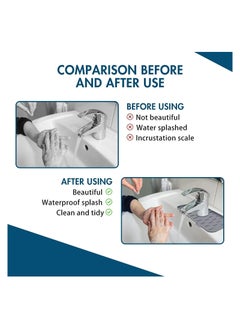 None/Brand Silicone Faucet Mat Kitchen and Bathroom Sink Splash Guard Handle Drip Catcher Tray Countertop Protection Rubber Drying Pad.(14.5X5.2X0.19inch, 1 pc. Grey)  - Image 5