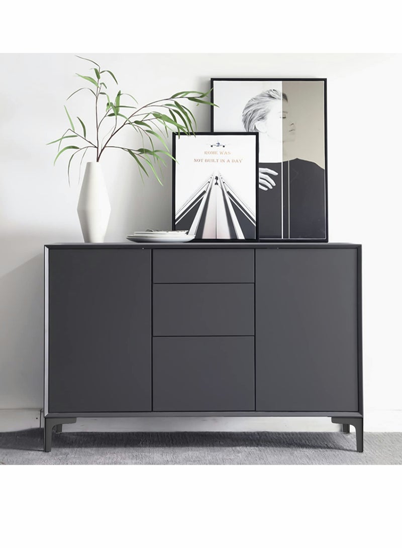 Furniture Legs, 10cm Heavy Duty Furniture Metal Table Legs with Screws & Protector Feet - Image 2