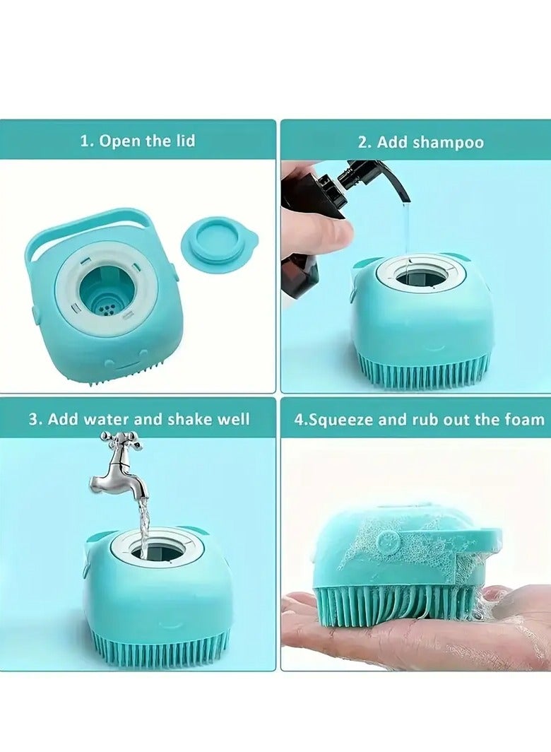 Generic 7 Pack Pet Grooming Set, Hair Removal Comb For Dog, Flea Comb, Dog Shampoo Brush, Pet Nail Clippers, Dog Toothbrush Set - Image 4