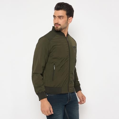 Duke Stardust Men Full Sleeve Jacket (SDZ2393N_Olive_M) - Image 2