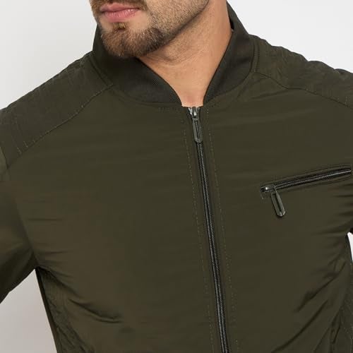 Duke Stardust Men Full Sleeve Jacket (SDZ2393N_Olive_M) - Image 3