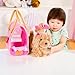 Pucci Pups Plush Puppy Carrier Bag Golden Dot Glam Bag Cocker Spaniel Comb Purse Stuffed Animal 2 Years - Image 2