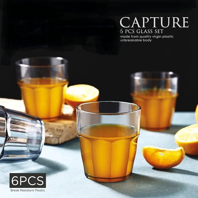 Plastic Beer Glasses 6 Pieces Quality Food Grade Shatter Break Resistant  - Image 2