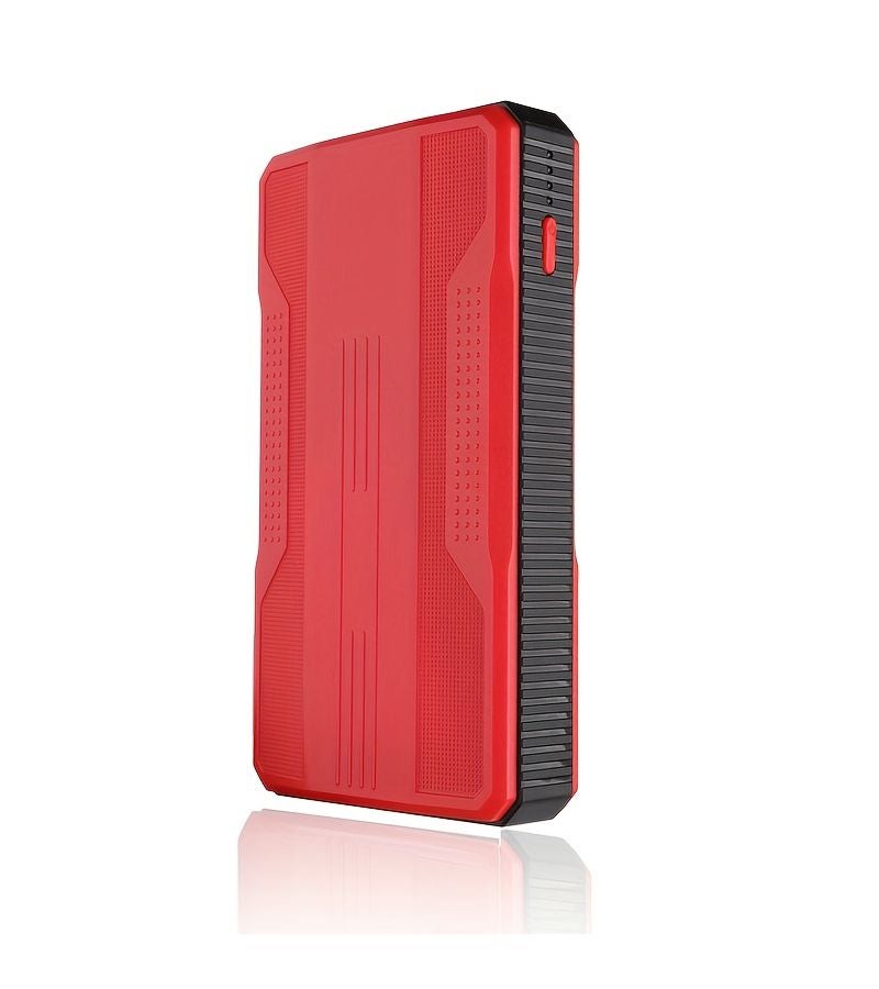 Red Portable Versatile Power Bank Jump Starter Booster Pack Kit for Car - Image 1
