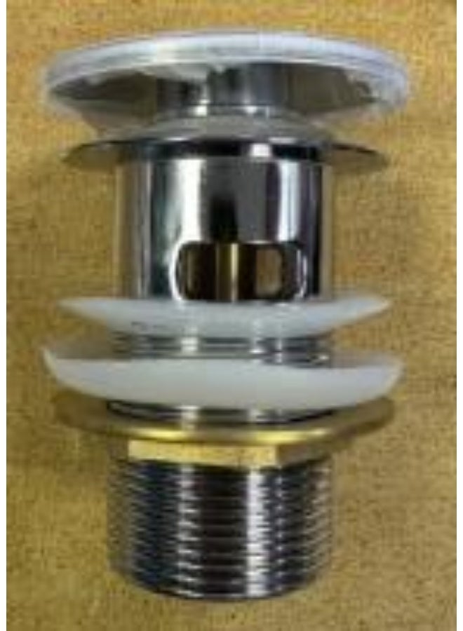 OCE-OP1200-AB Pop Up Waste with Overflow 1¼ Inch Brass Chrome Basin Drain