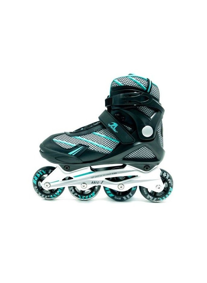 TA SPORT Sport Adult Skate Shoes - Black/Green - Image 1