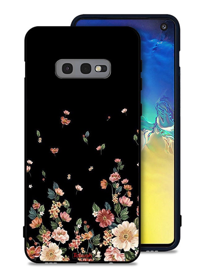 Tolwak غطاء واقي لهاتف سامسونج جالاكسي S10e مزين بزهور صغيرة في الأسفل - Image 1
