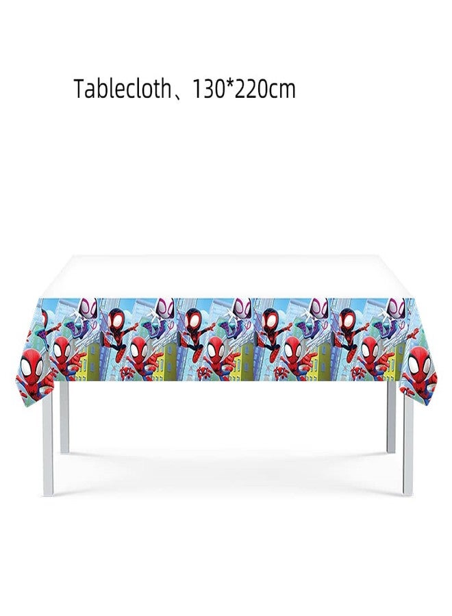 Losede 1pcs Birthday Party Tablecloth Table Cover Birthday Supplies Decorations (Style 4) - Image 2