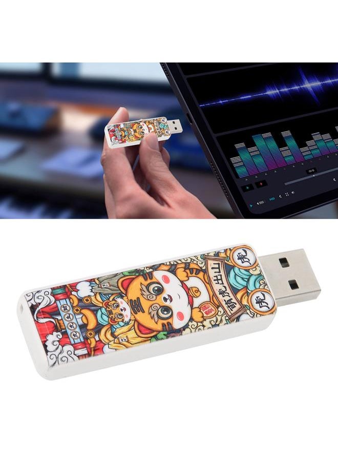 Arabest - U Disk USB2.0 Cartoon Tiger Hot Swap Plug and Play Stable Durable Electromagnetic Immunity USB Flash DriveTiger Pattern 64GB - Image 1