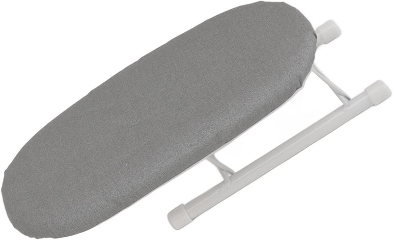 LJCM Ironing Board on the Table, Mini Ironing Board, Stable Stand, Heat Resistant, Multi-function for Home (Grey) - Image 5