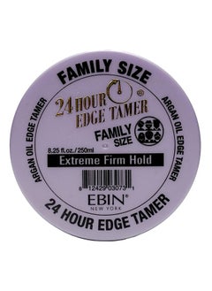 24 Hour Edge Tamer Extreme Firm Hold (8.25Oz/ 250Ml) No Flaking White Residue Shine And Smooth Texture With Argan Oil And Castor Oil