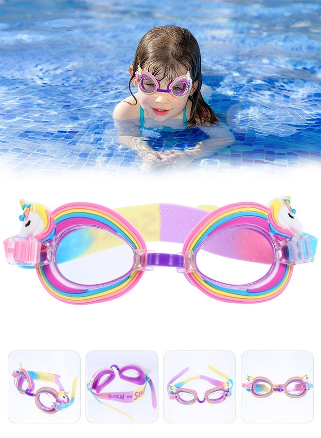 Super ZYouth Kids Anti-Fog Swimming Goggles with UV Protection, Wide View, Adjustable Strap, Waterproof Swimming Goggles for Children Boys & Girls Age 3-14 - Image 1