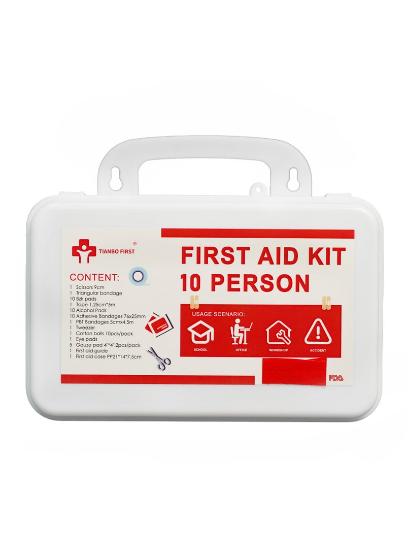 تيانبو فيرست تيانبو 44 الأولى -بنود أدوات الإسعافات الأولية، المكتب، المنزل، السفر، الطوارئ، البقاء على قيد الحياة، الرياضة والتخييمالرعاية السريعة الإسعافات الأولية صندوق الورق في الجدار القابل للطي صندوق بولي - Image 1