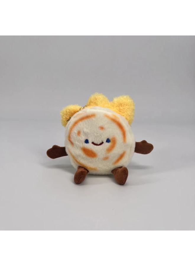 Cute Snacks Vegetables And Fruits Series Expression Plush Doll Bag Pendant Game City Catch Doll Machine Gift In Stock